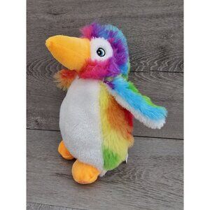National Prize and Toys Plush Rainbow Penguin Stuffed Animal Soft Toy